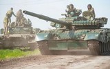 Điều gì đã xảy ra khiến chiếc xe tăng T-80BV Nga liên tục chạy vòng tròn?