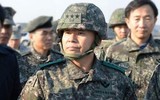 Siêu máy bay ném bom B-1B Lancer Mỹ lần đầu tập trận sát Triều Tiên sau 5 năm