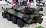 Brazil trang bị xe tăng bánh lốp Centauro II mạnh nhất thế giới