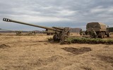 'Vua pháo kéo' 2S65 Msta-B Nga bị đạn thông minh M982 Excalibur Ukraine đánh trúng