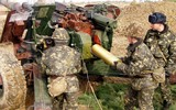 'Vua pháo kéo' 2S65 Msta-B Nga bị đạn thông minh M982 Excalibur Ukraine đánh trúng