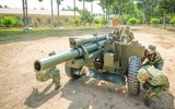 Lính Ukraine khai hỏa lựu pháo M101 hơn 80 năm tuổi