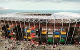 Qatar tháo dỡ sân vận động độc đáo làm từ 974 container phục vụ World Cup