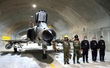 Iran hé lộ căn cứ không quân dưới lòng đất với sự xuất hiện của tiêm kích Mỹ