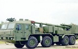 Pháo tự hành bánh lốp Malva của Nga sẽ lấn lướt pháo Caesar của Pháp?