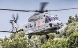 Toàn cảnh vụ lính đặc nhiệm Italy đổ bộ từ trực thăng SH-90A để giải cứu tàu hàng khổng lồ