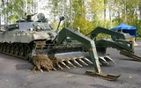 Thiết giáp phá mìn đặc biệt Leopard 2R 'thúc thủ' trước hỏa lực Nga
