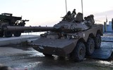 Xe tăng bánh lốp AMX-10 hàng đầu châu Âu lọt vào tay Nga