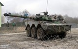 Xe tăng bánh lốp AMX-10 hàng đầu châu Âu lọt vào tay Nga