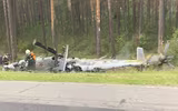Trực thăng quân sự rơi ở Belarus, nghi là 'xe tăng bay' Mi-24 của Nga