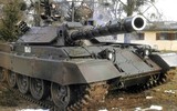Xe tăng M-55S bị đạn pháo thông minh Krasnopol Nga phá hủy