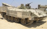 Thiết giáp chở quân hoán cải từ xe tăng T-54/55 của Israel rơi vào tay Hamas