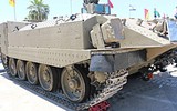 Thiết giáp chở quân hoán cải từ xe tăng T-54/55 của Israel rơi vào tay Hamas