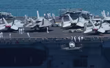 Tiêm kích hạm F-35C lộ diện với lớp sơn phủ như gương