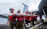 Tiêm kích F/A-18 Super Hornet giúp Mỹ đối phó đòn tập kích của Houthi
