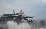 Tiêm kích F/A-18 Super Hornet giúp Mỹ đối phó đòn tập kích của Houthi