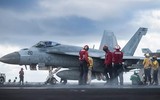 Tiêm kích F/A-18 Super Hornet giúp Mỹ đối phó đòn tập kích của Houthi