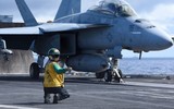 Tiêm kích F/A-18 Super Hornet giúp Mỹ đối phó đòn tập kích của Houthi