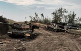 Tháp pháo xe tăng Leopard 2 Ukraine lần đầu bị thổi bay sau đòn tập kích của Nga