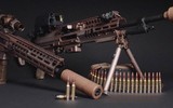 Súng máy hạng nhẹ XM250 Mỹ chọn cỡ đạn 6,8mm để tăng thêm uy lực