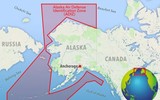 Tiêm kích Mỹ bám đuôi oanh tạc cơ Tu-95MS Nga áp sát Alaska