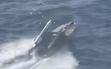 Dù gắn hai tên lửa đối không R-73, USV Ukraine vẫn bị trực thăng Nga tiêu diệt