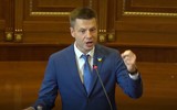 Khoảnh khắc tên lửa Iskander tập kích căn cứ lữ đoàn đặc nhiệm Ukraine