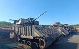 Nga lắp pháo nội địa cho xe chiến đấu bộ binh Bradley tịch thu ở Ukraine