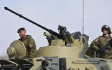 Nga lắp pháo nội địa cho xe chiến đấu bộ binh Bradley tịch thu ở Ukraine