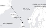 Tàu ngầm hạt nhân Mỹ lần đầu cập cảng Iceland