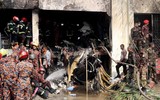 Chiến đấu cơ F-7 BGI Bangladesh lao vào trường học khiến 19 người chết