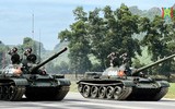 Uy lực xe tăng T-62 Việt Nam xuất hiện trong tổng duyệt sự kiện A80