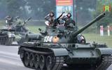 Uy lực xe tăng T-62 Việt Nam xuất hiện trong tổng duyệt sự kiện A80