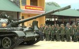 Uy lực xe tăng T-62 Việt Nam xuất hiện trong tổng duyệt sự kiện A80