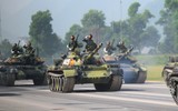 Uy lực xe tăng T-62 Việt Nam xuất hiện trong tổng duyệt sự kiện A80