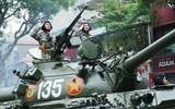 Uy lực xe tăng T-62 Việt Nam xuất hiện trong tổng duyệt sự kiện A80