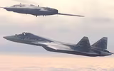 UAV S-70 Okhotnik-B: Cánh tay nối dài của Su-57 trong chiến lược không quân Nga