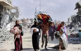 Niềm vui về nhà của người dân Gaza sau khi Israel - Hamas ngừng bắn