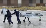 Khoảnh khắc tên lửa Iskander tập kích đoàn xe tải chở UAV tầm xa của Ukraine