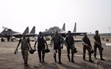 Tiêm kích Su-30MKI Ấn Độ tập đánh cận chiến với F-35B Anh
