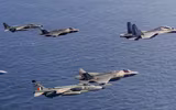 Tiêm kích Su-30MKI Ấn Độ tập đánh cận chiến với F-35B Anh