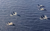 Tiêm kích Su-30MKI Ấn Độ tập đánh cận chiến với F-35B Anh