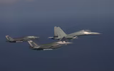 Tiêm kích Su-30MKI Ấn Độ tập đánh cận chiến với F-35B Anh