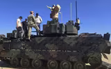 Mỹ thử nghiệm pháo Bullfrog chống UAV lắp trên xe tăng Abrams 