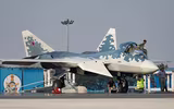 Su-57E tàng hình của Nga 'gây bão' tại Dubai Airshow 2025
