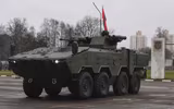Belarus khẳng định năng lực lục quân khi biên chế thiết giáp BTR V2 8×8 hiện đại