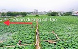 Không gian Hồ Tây có thêm đoạn đường mới khang trang