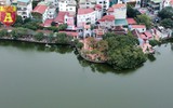 Vẻ đẹp phủ Tây Hồ từ trên cao trong ngày Tết Nguyên tiêu