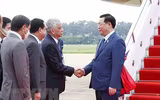 Chủ tịch Quốc hội Vương Đình Huệ bắt đầu thăm chính thức Lào