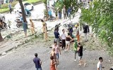 Cận cảnh hiện trường vụ nổ khí gas tại phố Yên Phụ khiến nhiều người bị thương